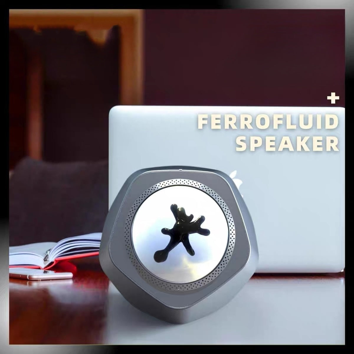 Magnetic fluid Bluetooth speaker Venom high-end human-machine interaction ultra-low frequency rhythm magnetic fluid creative gift