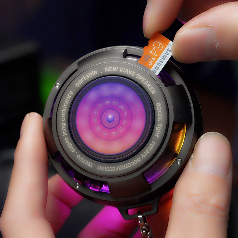 Fidget gyroscope zinc alloy super durable silent bluetooth speaker decompression artifact bluetooth speaker high sound quality