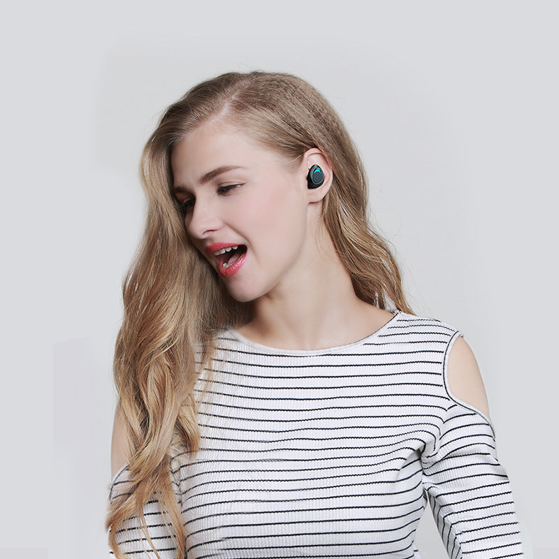 EP-03 new TWS mini ENC noise cancelling private model wireless Bluetooth earphones charging case pop open sliding cover Bluetooth earphones