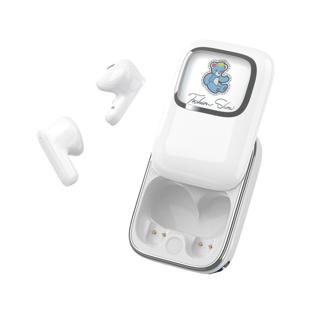 New sliding EP-02 Bluetooth earphones RGB breathing light semi in ear wireless TWS Bluetooth earphones