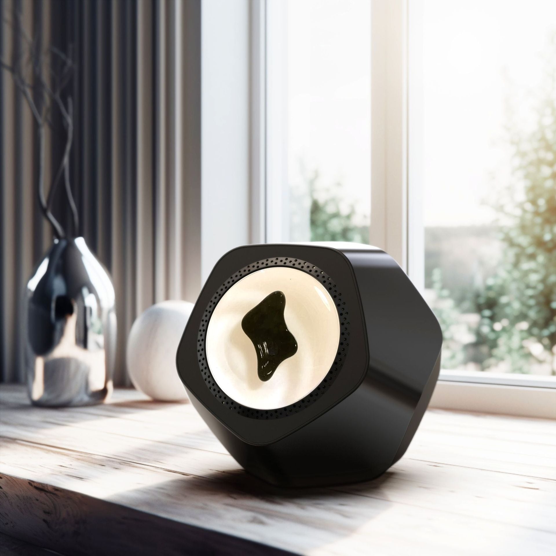 Magnetic fluid Bluetooth speaker Venom high-end human-machine interaction ultra-low frequency rhythm magnetic fluid creative gift